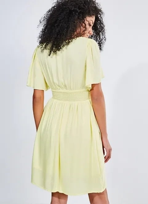 vestido curto amarelo candy com lastex vestido curto amarelo candy com lastex