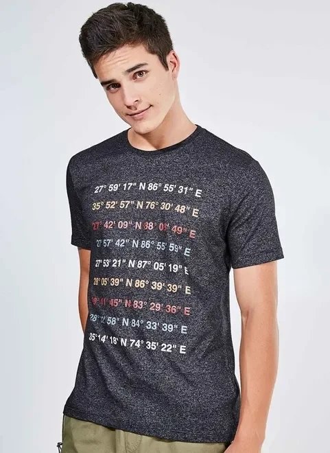 camiseta manga curta coordenadas camiseta manga curta coordenadas