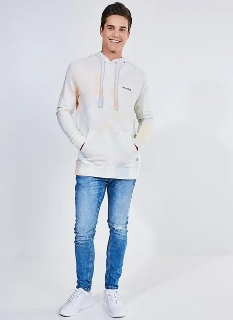 moletom tie dye alongado moletom tie dye alongado