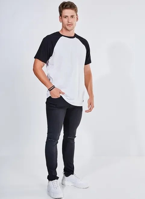 camiseta manga raglan camiseta manga raglan