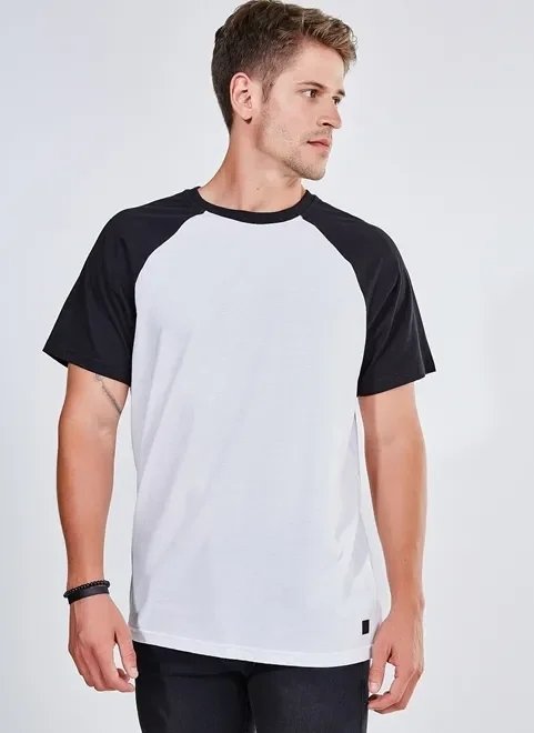 camiseta manga raglan camiseta manga raglan