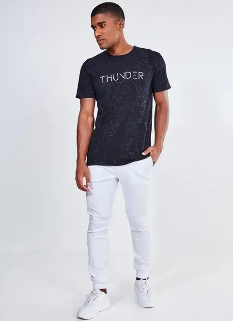 camiseta marmorizada lettering thunder camiseta marmorizada lettering thunder