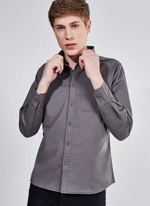 camisa básica manga longa camisa básica manga longa