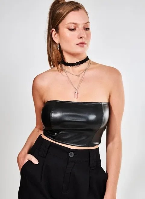 top em material sintético top em material sintético