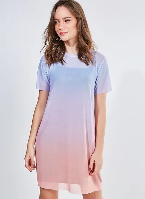 vestido degradê em telinha vestido degradê em telinha