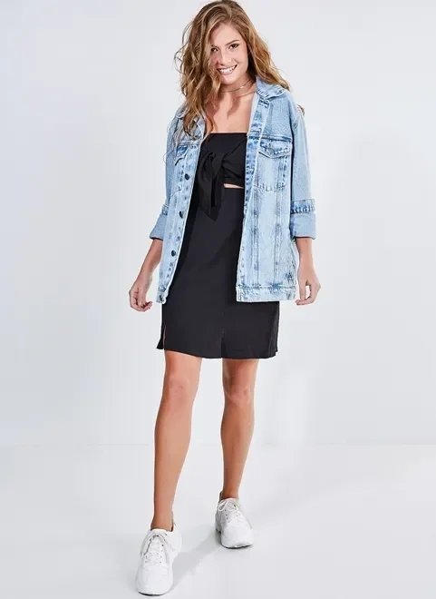 vestido preto curto com amarração vestido preto curto com amarração