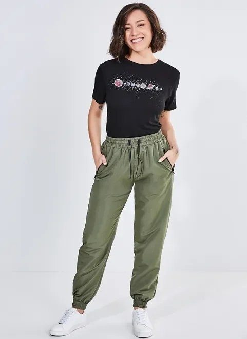 calça jogger verde militar calça jogger verde militar