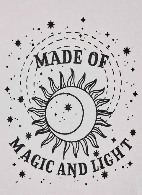 blusa mística estampa flocada blusa mística estampa flocada