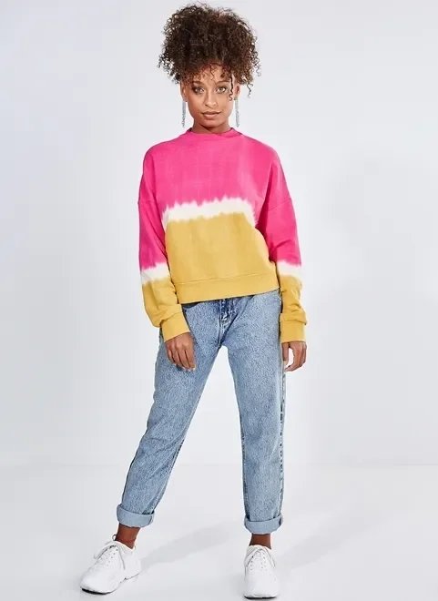 moletom tie dye rosa e laranja moletom tie dye rosa e laranja