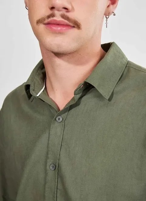 camisa manga longa linho camisa manga longa linho