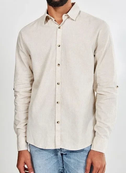 camisa manga longa linho camisa manga longa linho