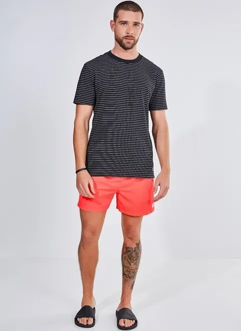 bermuda de banho laranja neon bermuda de banho laranja neon