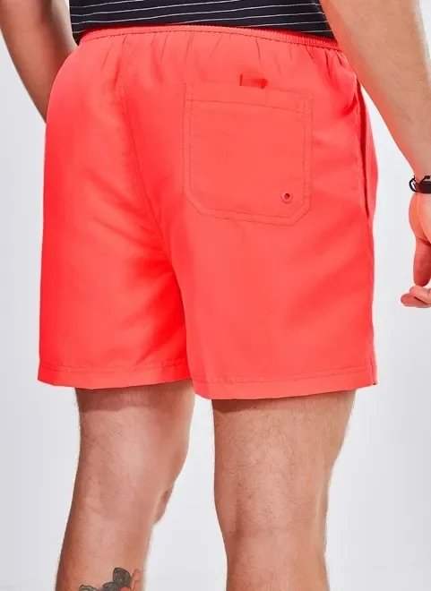bermuda de banho laranja neon bermuda de banho laranja neon