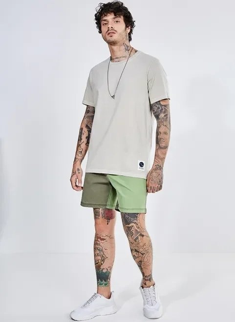 bermuda paper duas cores bermuda paper duas cores