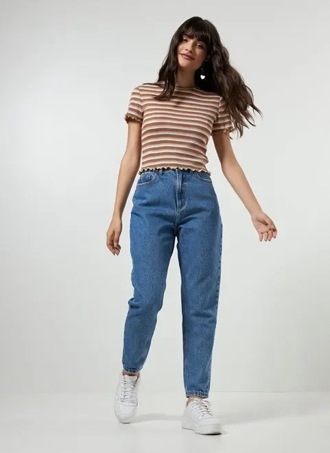 blusa cropped listrada blusa cropped listrada