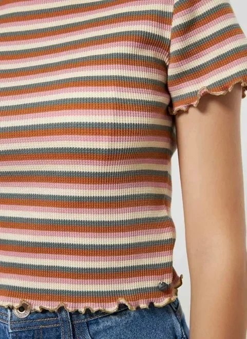 blusa cropped listrada blusa cropped listrada