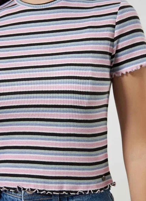 blusa cropped listrada blusa cropped listrada