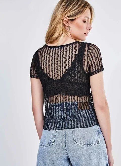 blusa telinha em renda blusa telinha em renda