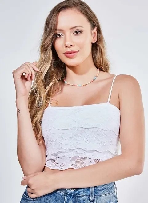 top branco em renda top branco em renda