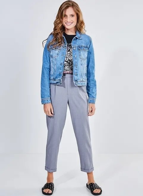 calça em alfaiataria calça em alfaiataria