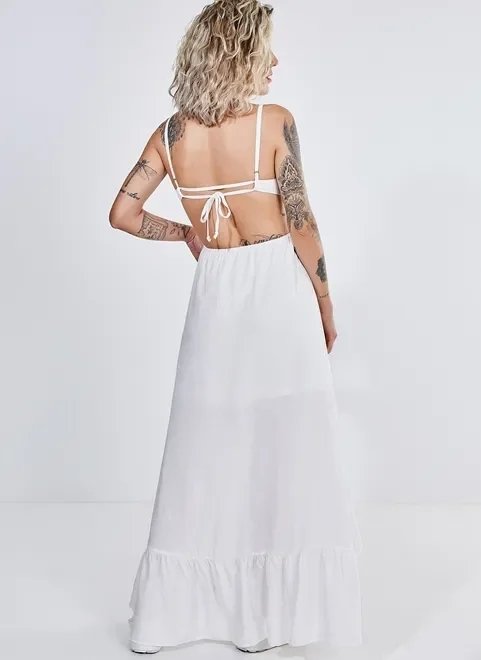 vestido mullet branco vestido mullet branco