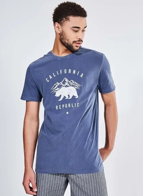 camiseta manga curta estampa urso camiseta manga curta estampa urso