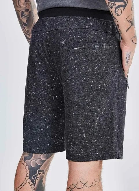 bermuda em moletom com bolsos bermuda em moletom com bolsos