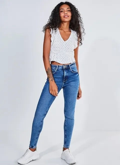 calça skinny cintura alta calça skinny cintura alta