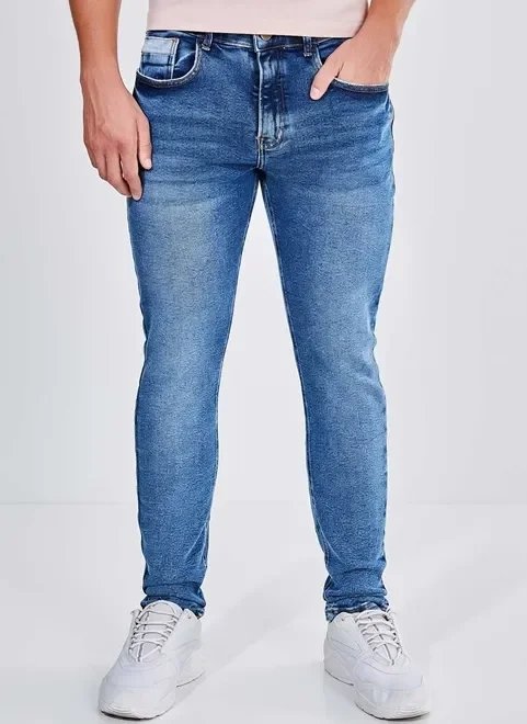 calça em jeans skinny calça em jeans skinny