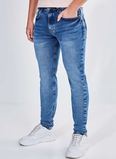 calça em jeans skinny calça em jeans skinny