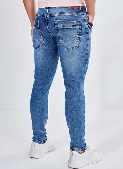 calça em jeans skinny calça em jeans skinny