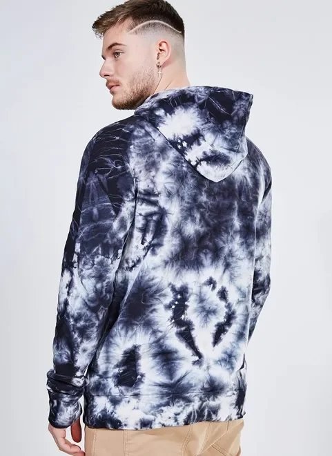 moletom canguru tie dye azul marinho moletom canguru tie dye azul marinho