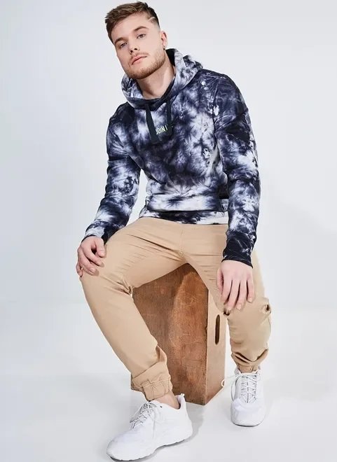 moletom canguru tie dye azul marinho moletom canguru tie dye azul marinho