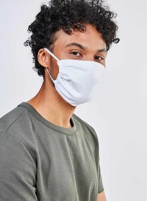 máscara de tecido lisa máscara de tecido lisa