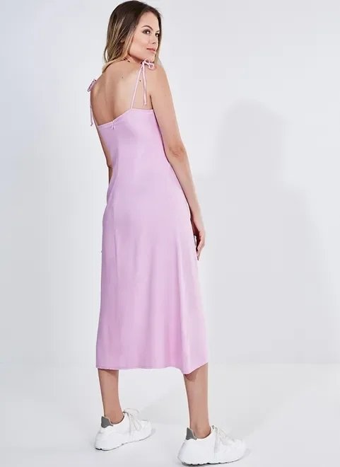 vestido midi lilás vestido midi lilás