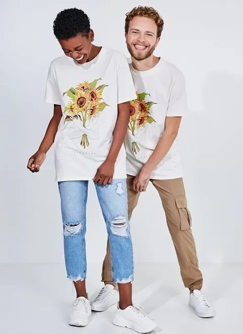 camiseta estampa florescer camiseta estampa florescer