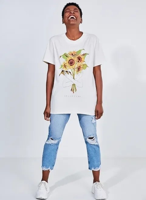 camiseta estampa florescer camiseta estampa florescer