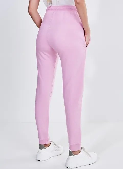 calça rosa em moletom calça rosa em moletom