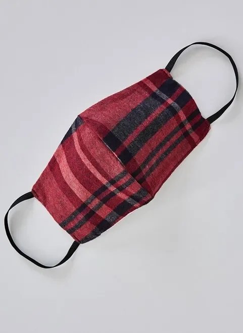 máscara de tecido xadrez máscara de tecido xadrez