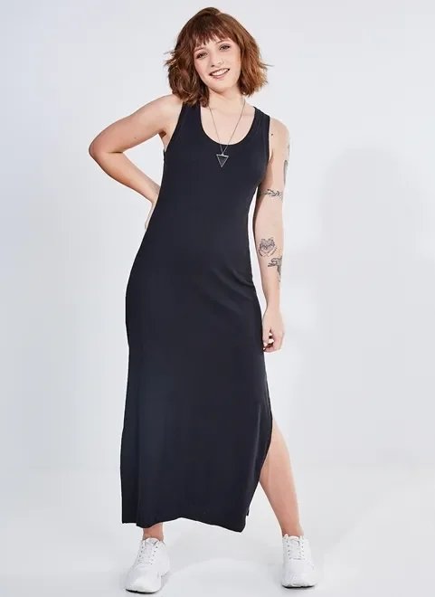 vestido longo preto com fenda vestido longo preto com fenda