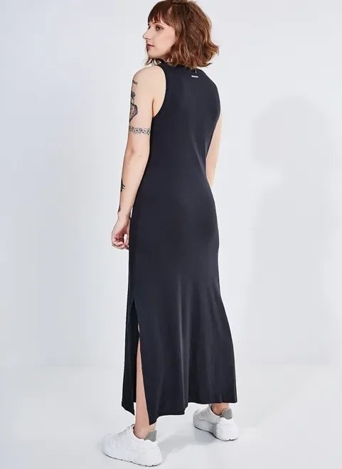 vestido longo preto com fenda vestido longo preto com fenda