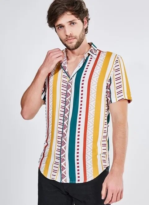 camisa estampa étnica camisa estampa étnica