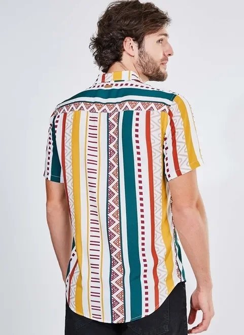 camisa estampa étnica camisa estampa étnica