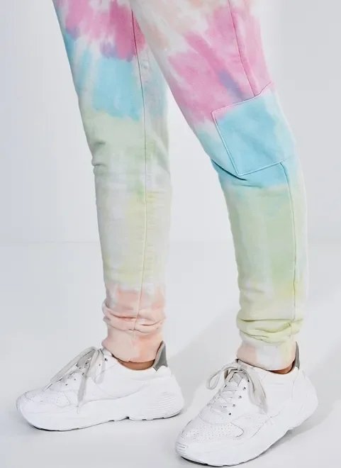 calça em moletom tie dye candy color calça em moletom tie dye candy color