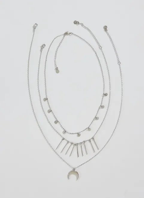 kit 2 chokers e colar meia lua kit 2 chokers e colar meia lua