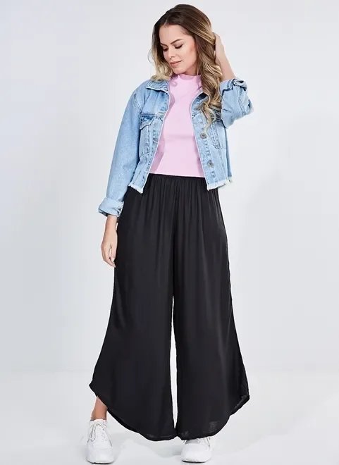 calça pantacourt preta calça pantacourt preta