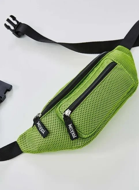 pochete em tela verde pochete em tela verde