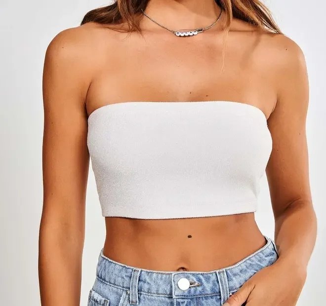 top faixa com brilho top faixa com brilho