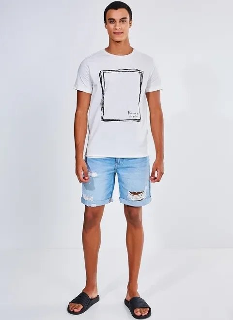 camiseta estampada quadrado rabisco camiseta estampada quadrado rabisco