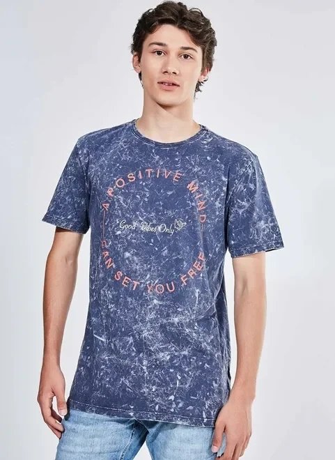 camiseta marmorizada positive mind camiseta marmorizada positive mind